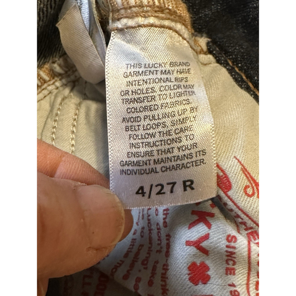 Lucky Brand Jeans Sweet Mid Rise Boot Womens Size 4 / 27 R Blue Western Jeans - Picture 10 of 16